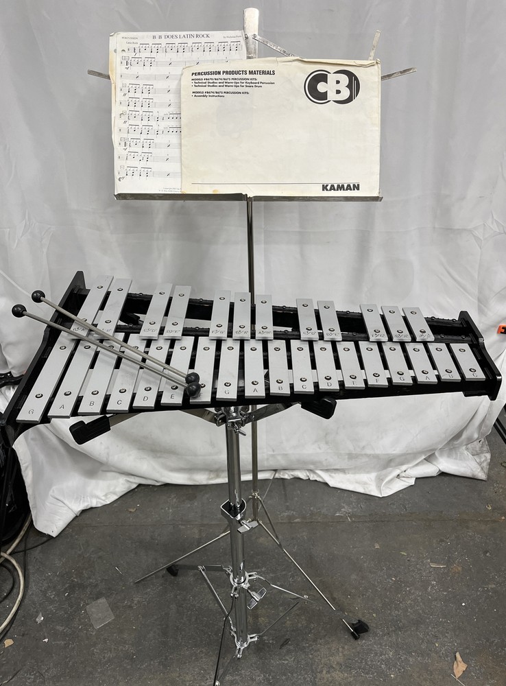 CB Percussion Xylophone with Case, Stands, & Sticks