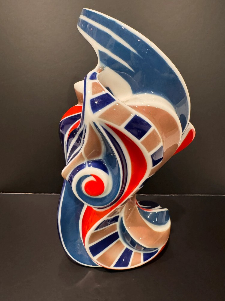 Sargadelos Sculpture Entitled Volute