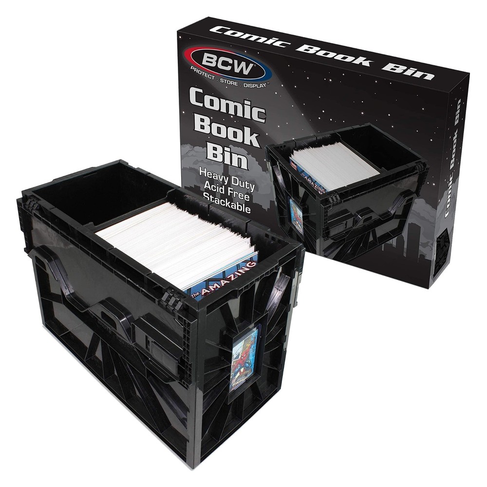BCW Short Comic Book BIN: 5-ct. Case - Multiple Color Options