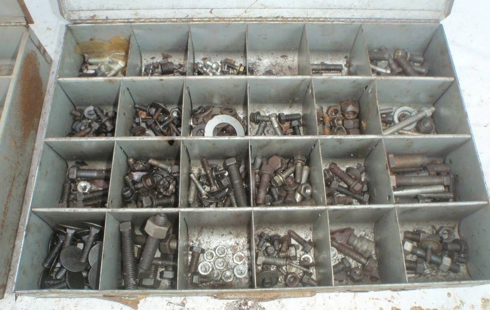 2 Storage Organizers Drawers w Some Hardware