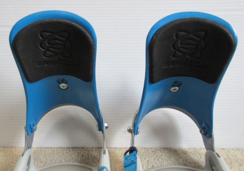 Switch Step-In X-Type Blue Snowboard Bindings Size Medium Made In Italy