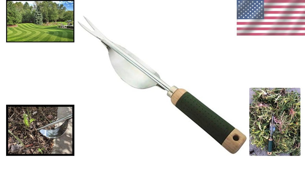 Ultimate Weeding Tool with Leverage Base and Cushioned Handle for Effortless Use