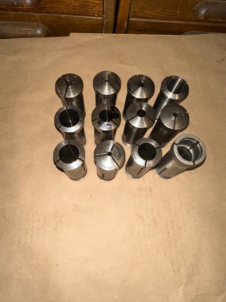 HARDINGE 5C COLLETS VARIOUS SIZES  QTY 12