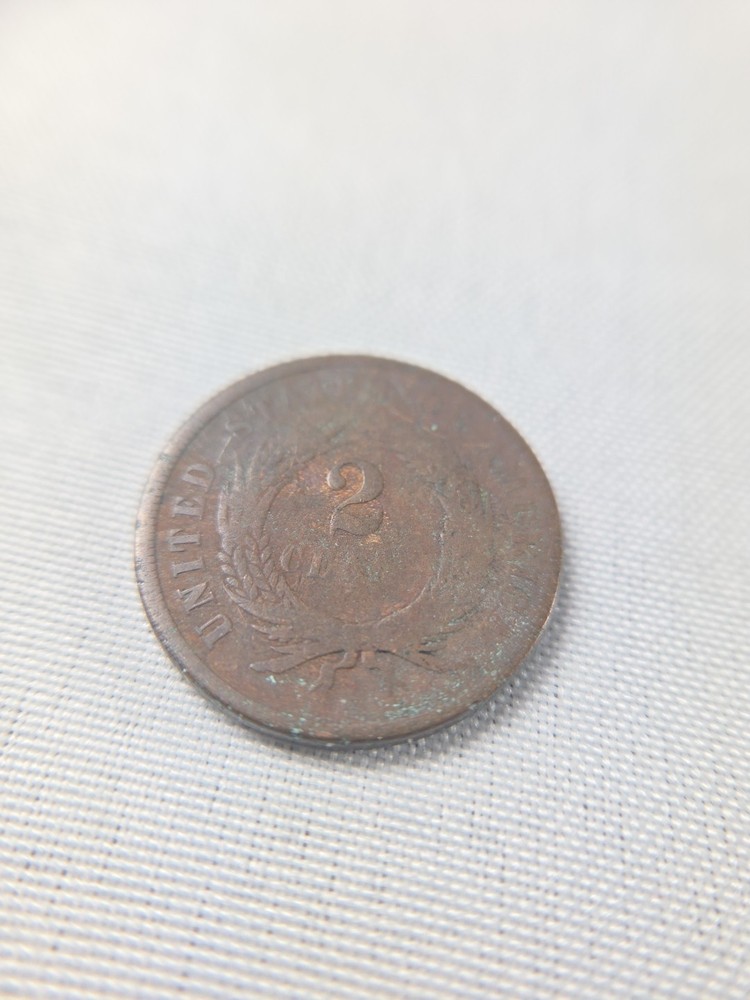 1866 Two Cent Piece VG 14-4