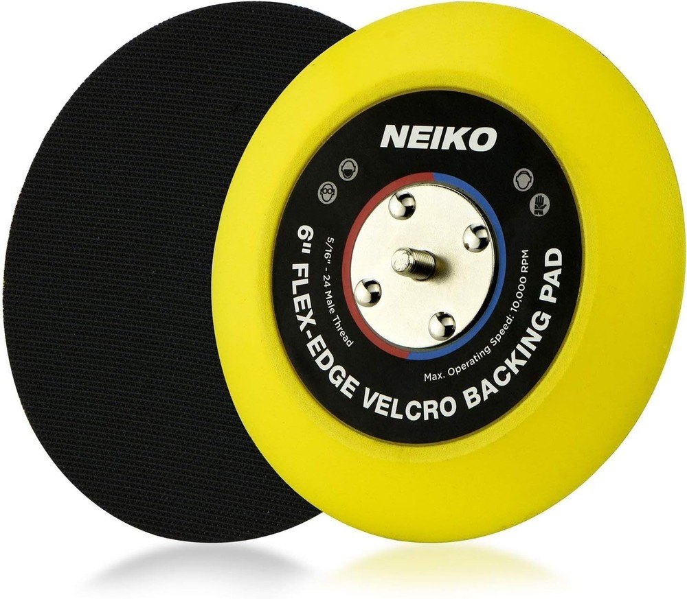 6" Hook and Loop PU Backing Pad Flexible Edge Sanding Disc Pad