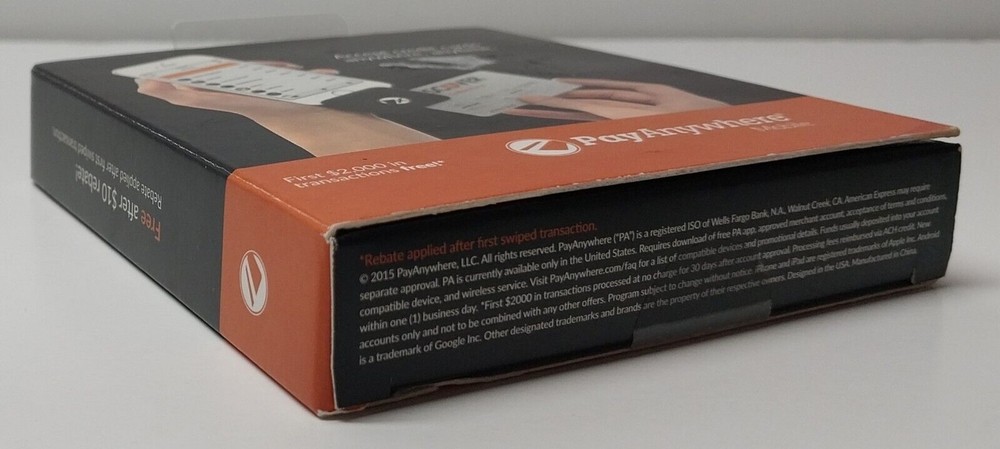 BNIB PayAnywhere Mobile Credit Card Reader Android iPhone Read Description