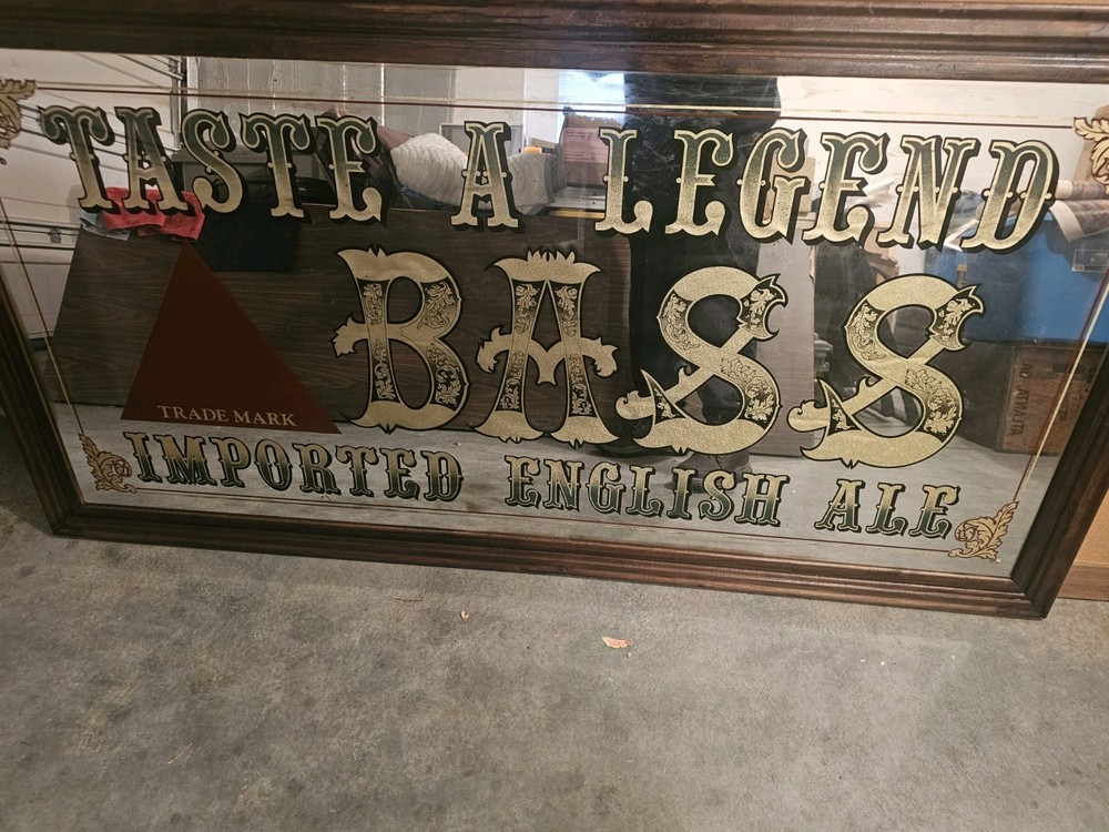Large Bass pub Mirror