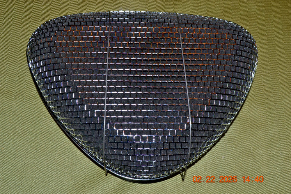 11 1/2" L x 8 1/2" W Superflow Triangular Chrome Air Cleaner