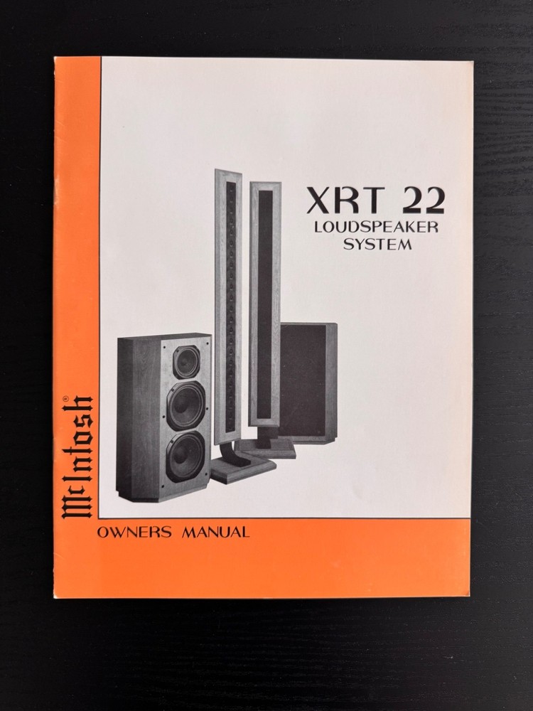 MCINTOSH 12 VARIOUS SPEAKERS MANUALS