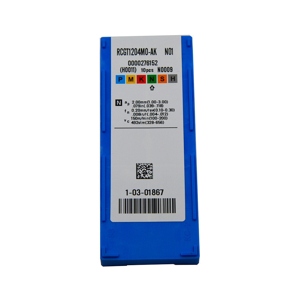 KinRite 10Pcs RCGT1204MO-AK N01 CNC Circular blade