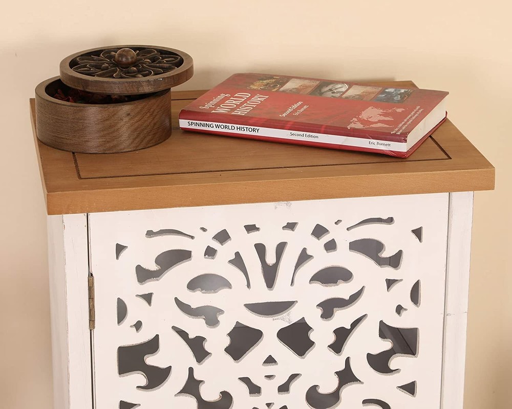 Accent Cabinet Console Table Decorative Sideboard Buffet Storage Cabinets White
