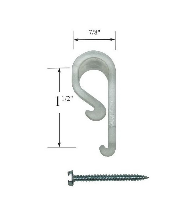 Cord Loop SAFETY "P" CLIP for Traverse Rod & Vertical Blind Cords