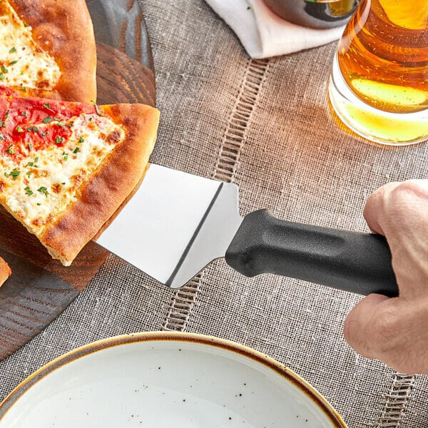 Choice 10 1/2" Pie Server with Black Nylon Handle