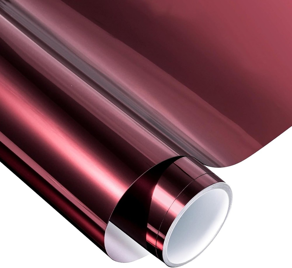 Glossy Chrome Vinyl Adhesive Sheet for Craft Projects