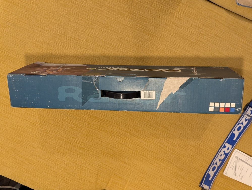 Razor MS-130B1 Kick Scooter Silver Original Box, strap, & Instructions Only