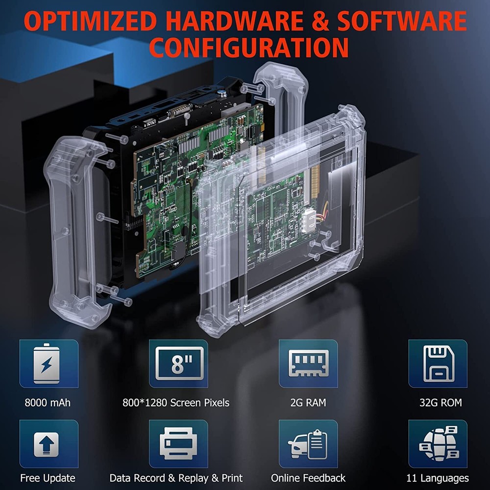 ANCEL V6 PRO OBD2 Bluetooth Auto Scanner Bi-Directional Control IMMO A/F EPB