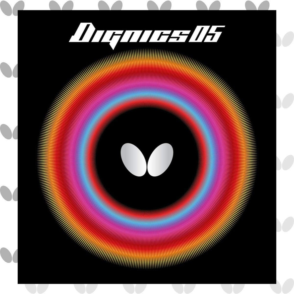 Professional Dignics 05 Rubber | Inverted - Superior Spin & Power | Red/Black