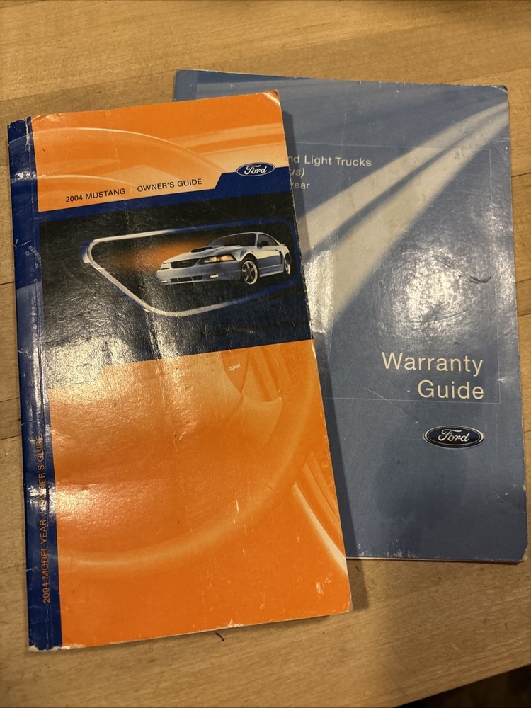 2004 Ford Mustang Owners Manual User Guide