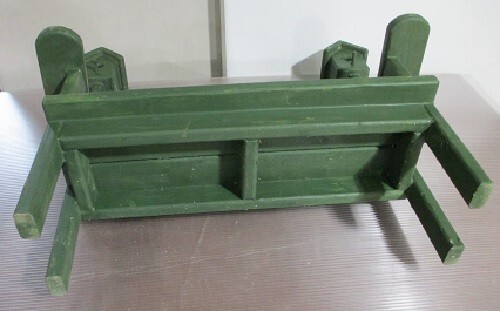 Mini Birdhouse Bench