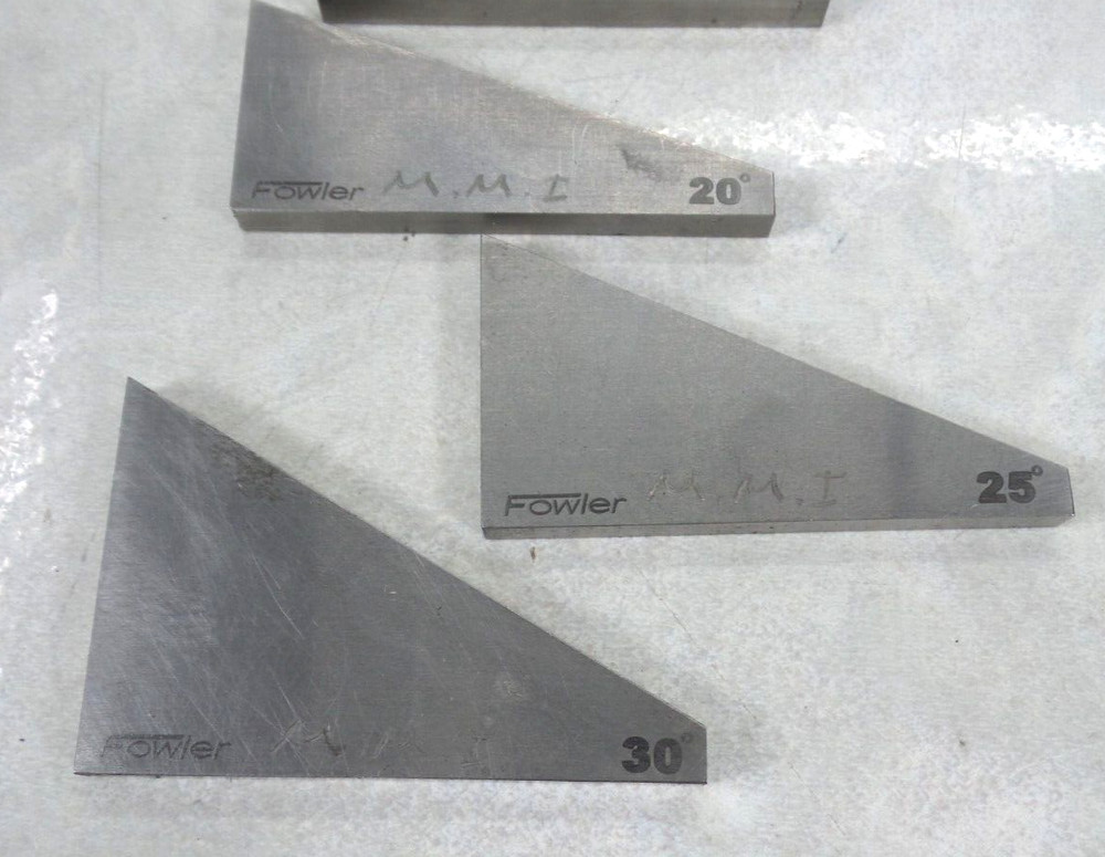 FOWLER 12PC ANGLE BLOCK SET (G123276-2 (IR) EE-8)