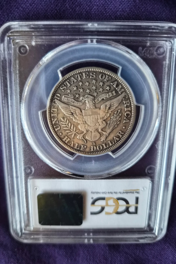 1914-S Barber Half Dollar, PCGS VF-35