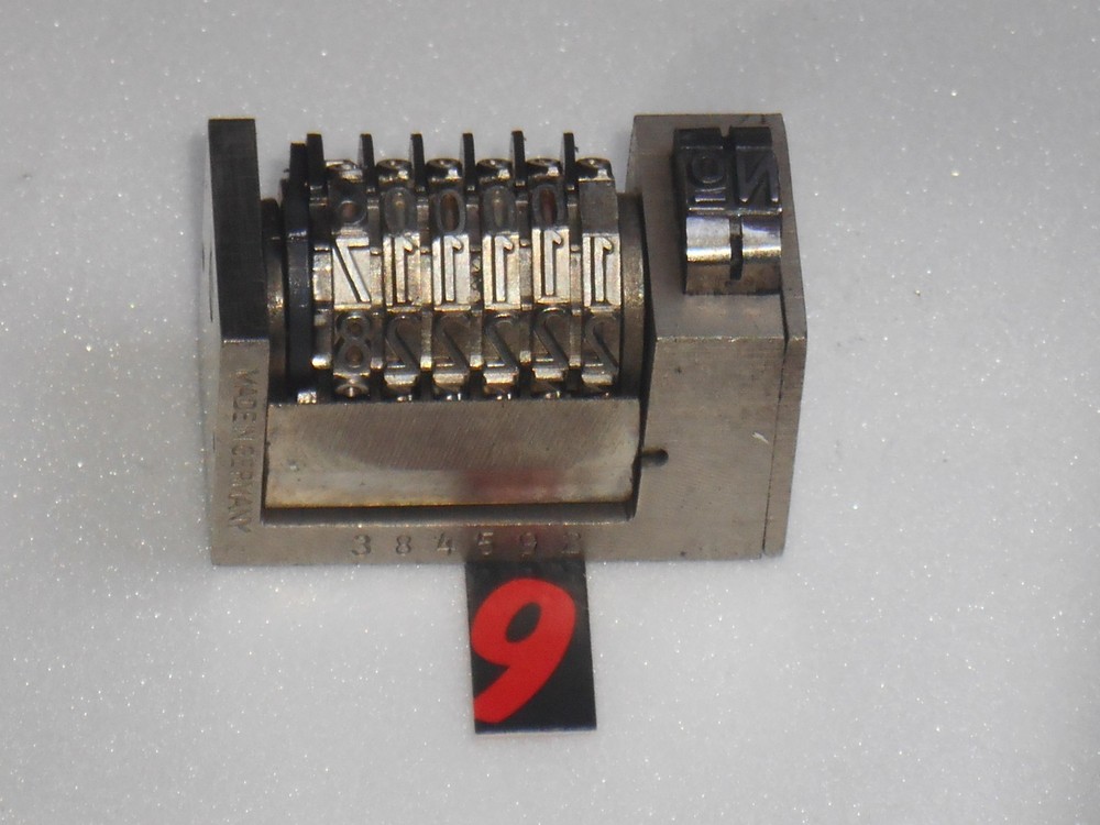 ACME | letterpress numbering machine |9