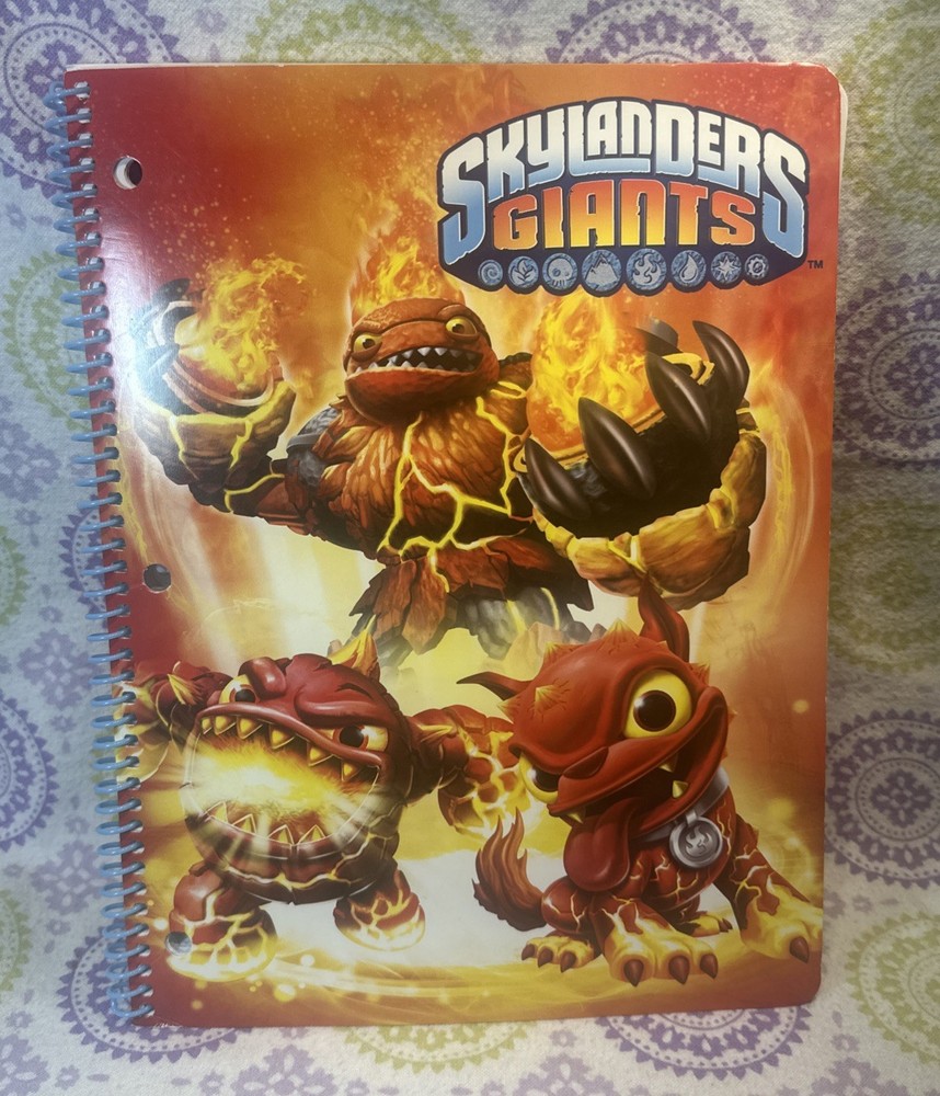 Skylander Giants Notebook Orange