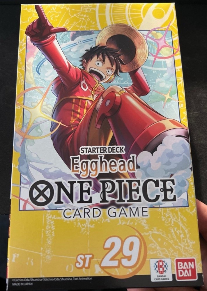 Sealed One Piece TCG ST29 Egghead Starter Deck Brick Only – NO PACK
