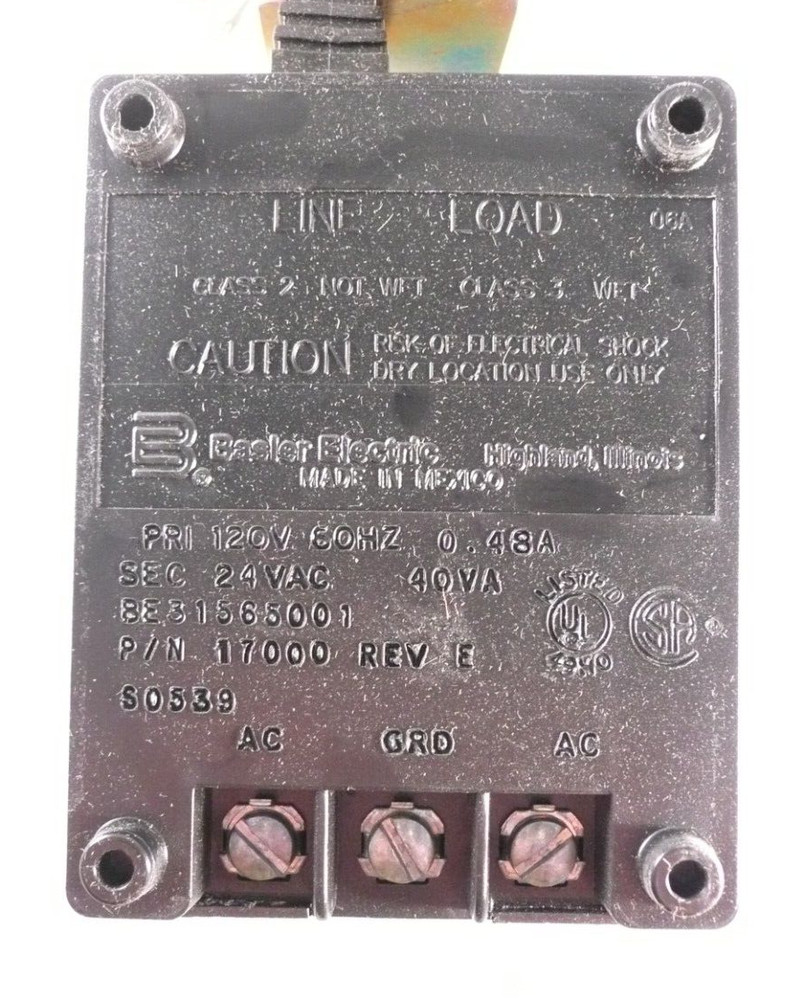 Rainsoft AQC Gold Water Softener Parts Power Supply 24V AC Adapter