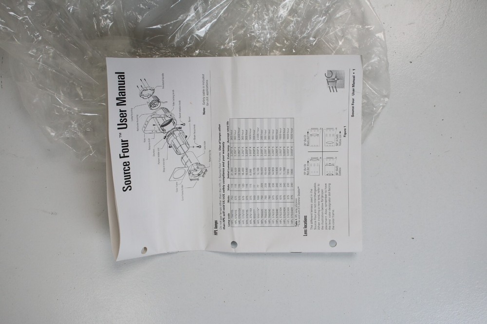 Source Four 750 studio stage video photography light
