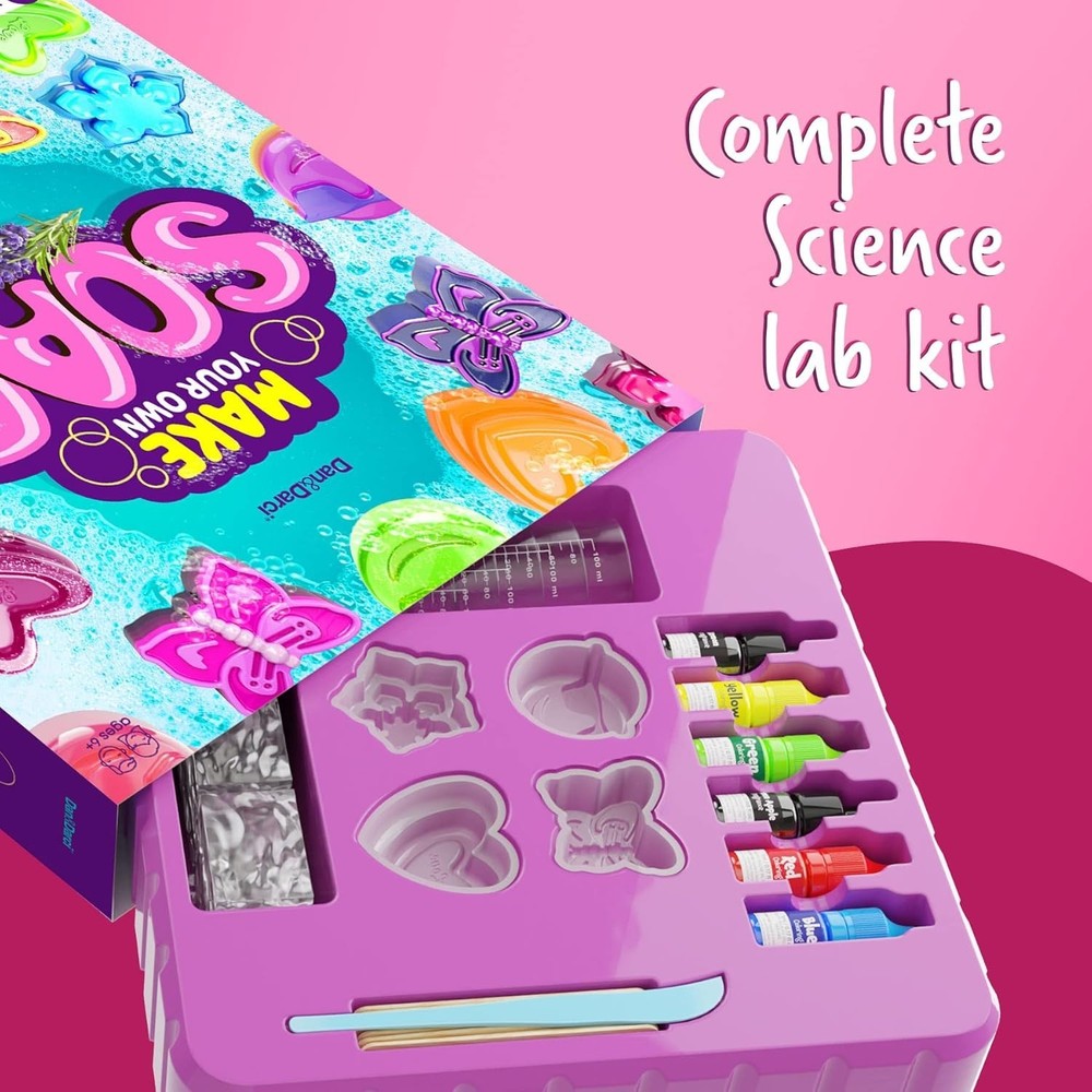 Creative Soap Making Kit for Kids - Educational Fun & STEM Activity - Age 6-12