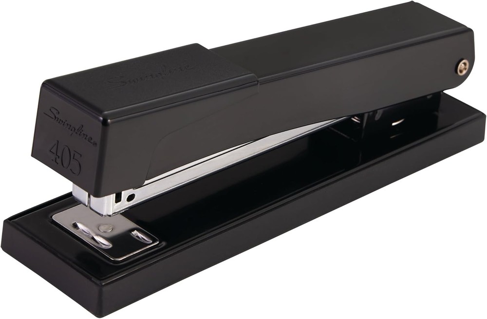 Light Duty 405 Metal Stapler - Securely Staple 20 Sheets, Tacking Capability