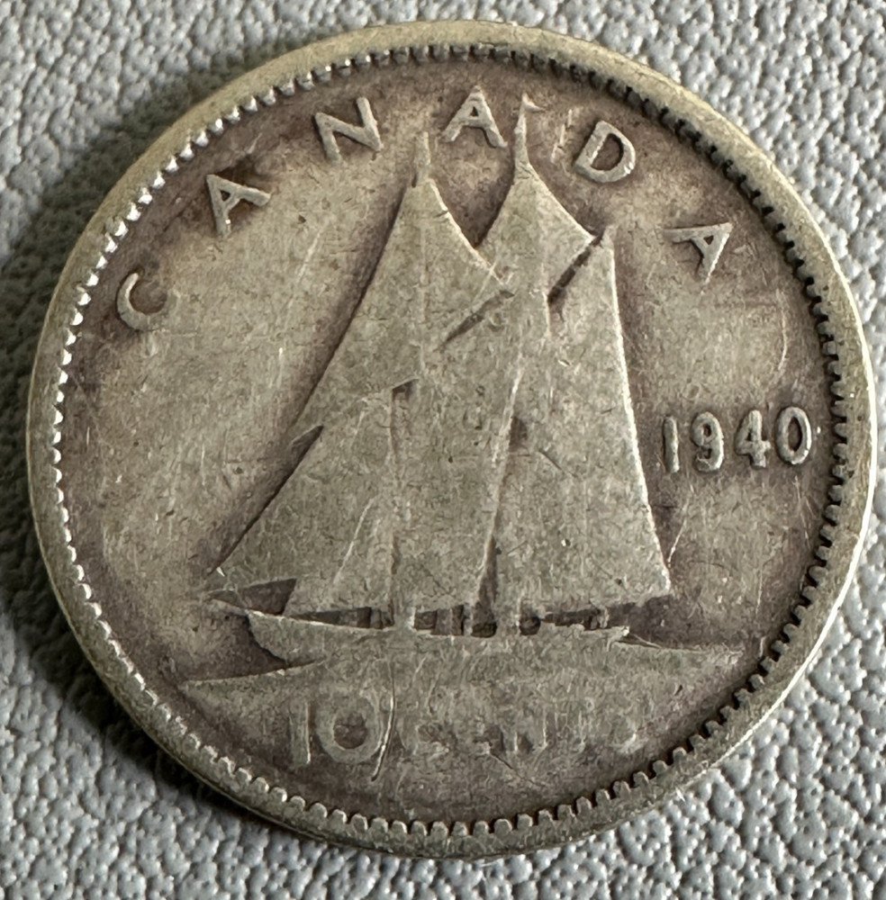 1940 - Canada - Ten Cent Coin
