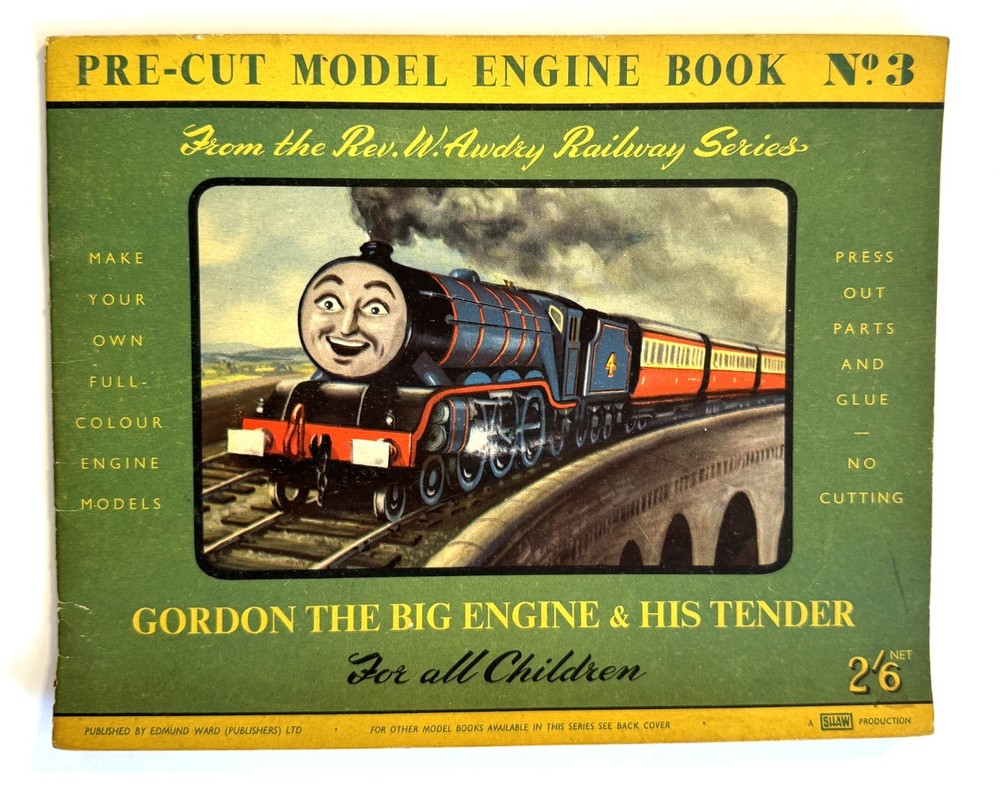 Gordon the Big Engine & His Tender No.3 in the Pre-Cut Model Engine Book