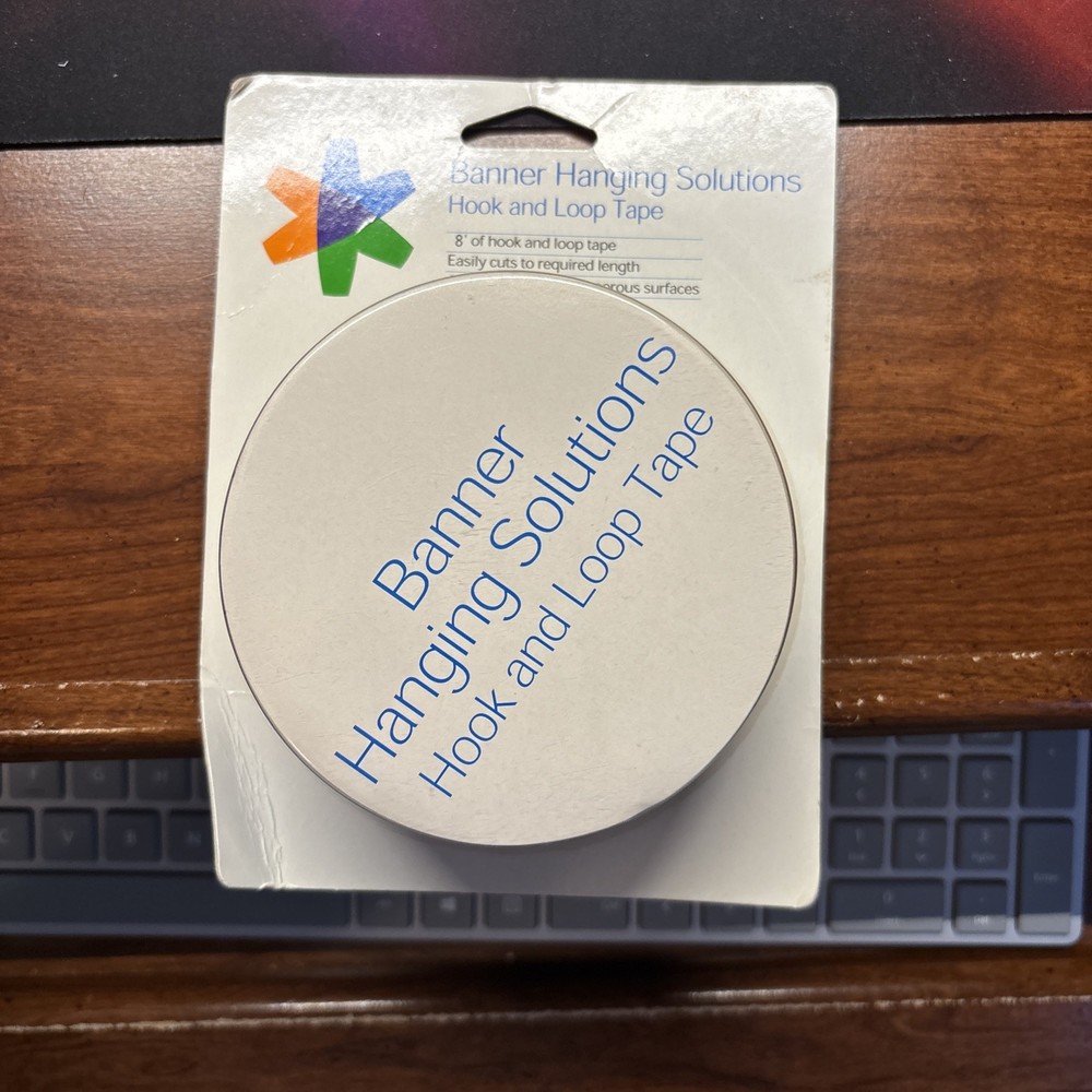 FedEx Kinkos Banner Hanging Hook & Loop Tape  8’
