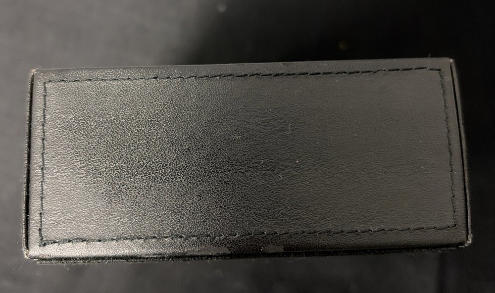 Michael Aram Black Leather Botanical Leaf Box