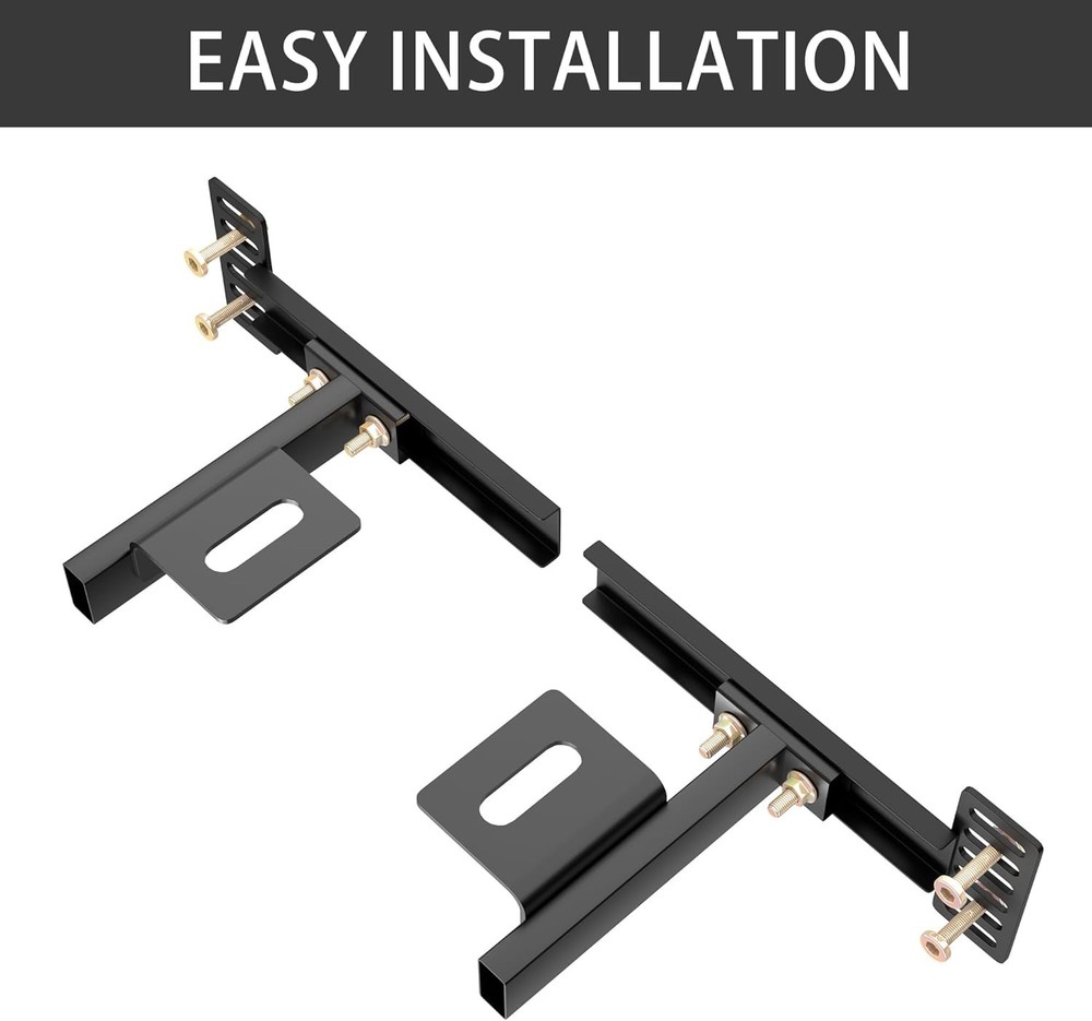 Customizable Headboard Brackets with Hardware - Fit for All Bed Frames, 2 Pack