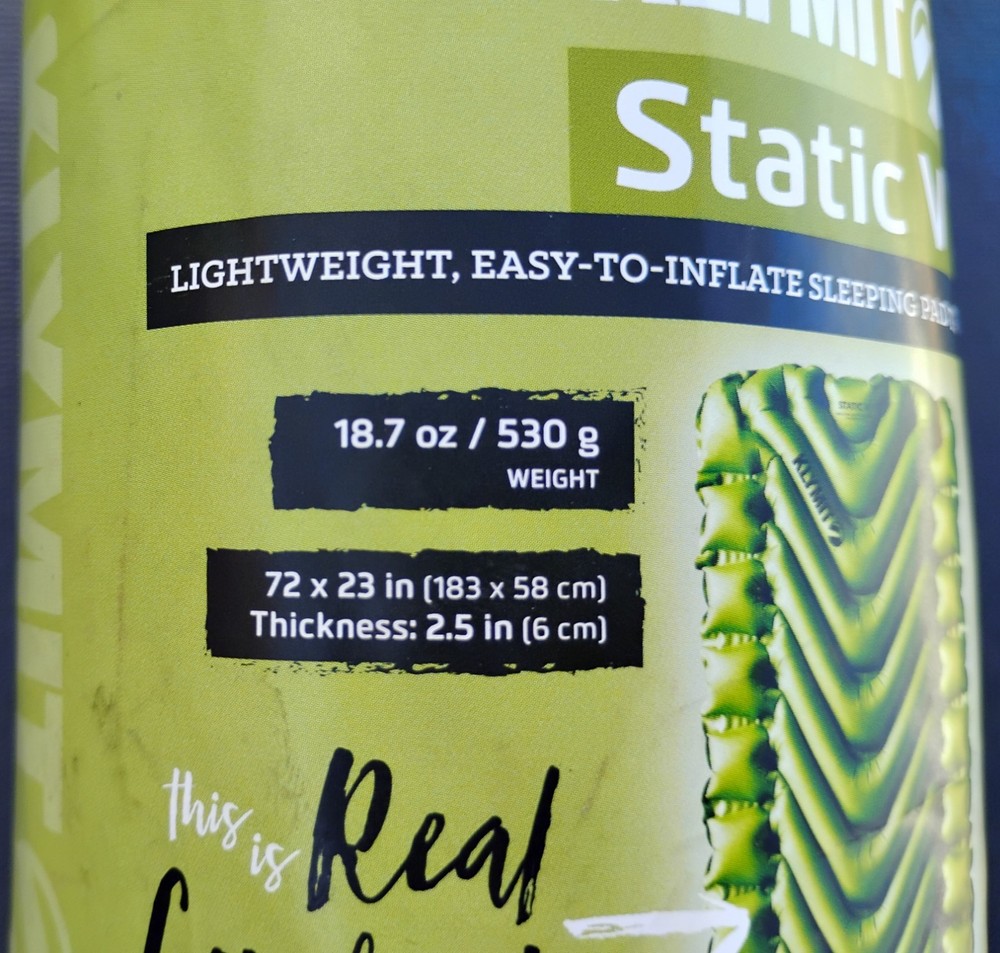 Klymit Static V Sleeping Pad