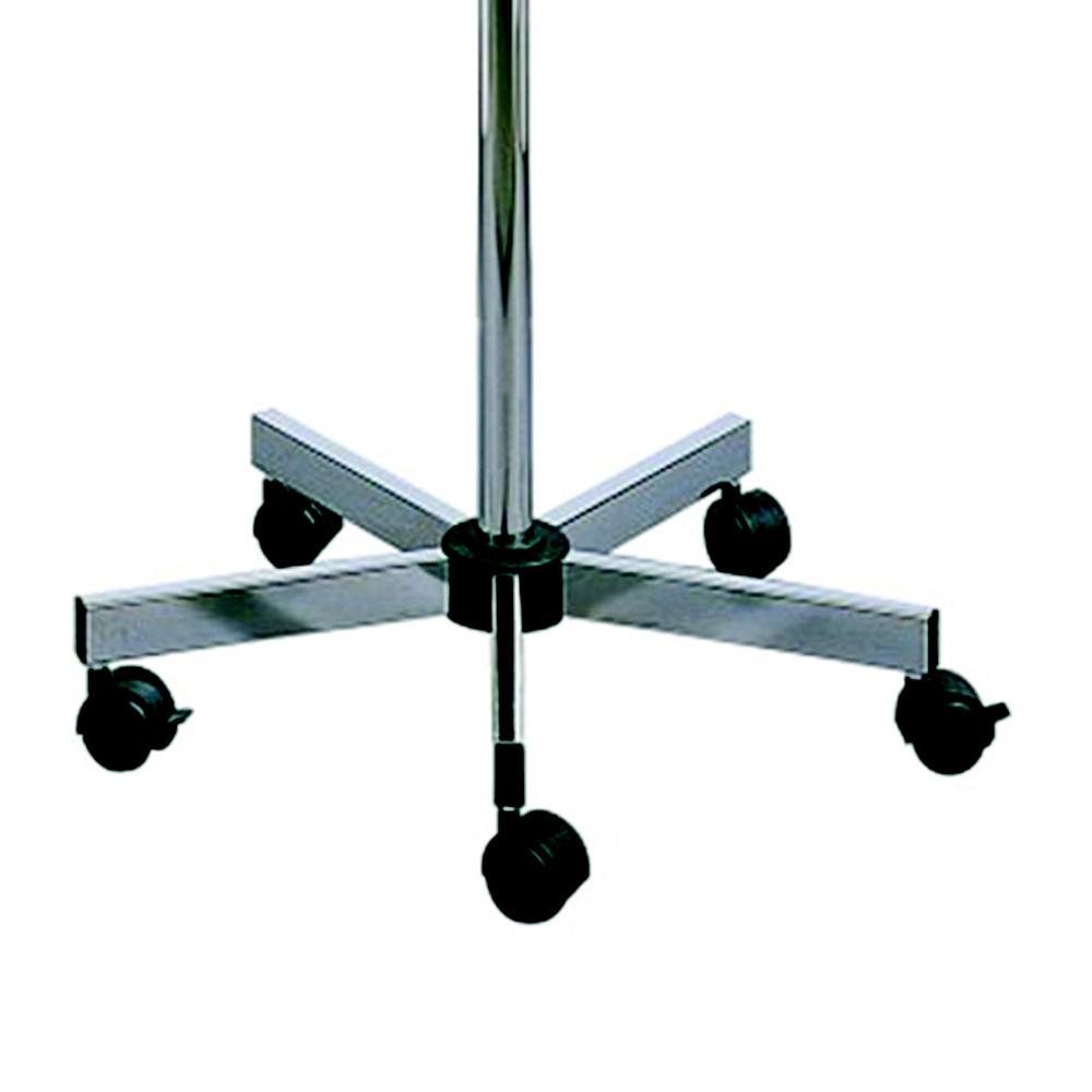 Skema Adjustable Lamp Stand on Wheels White