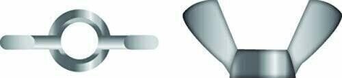 Seachoice SC1372 1/4-20 wing nut ss 100/bg
