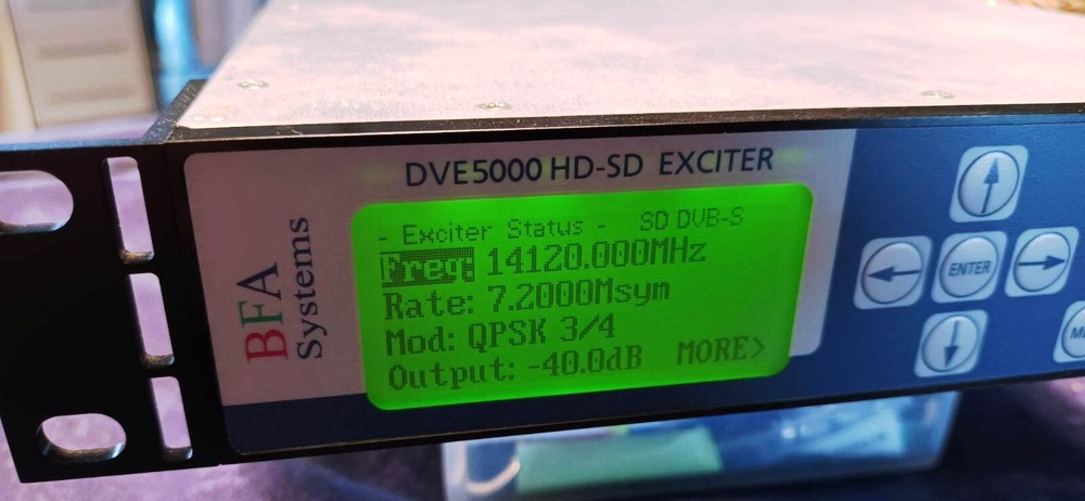 ADVENT VISLINK DVE5000 HD-SD ENCODER, ASI INPUT, L-BAND OUTPUT, EC