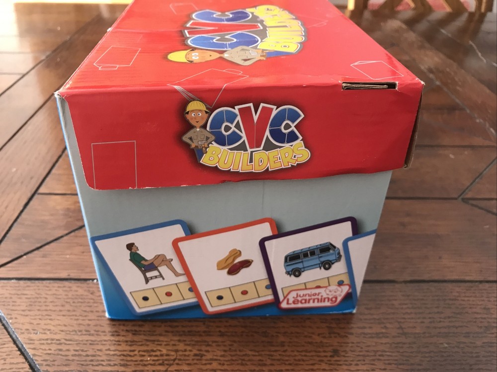 Junior Learning CVC Builders Activity Cards For Early Readers; Complete