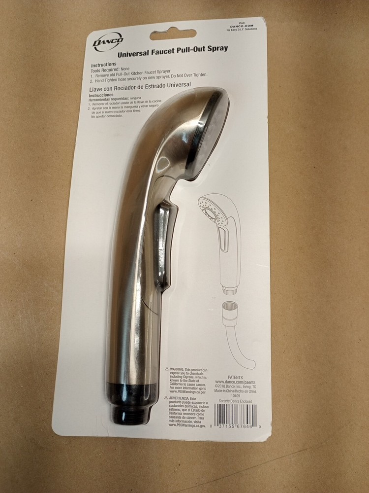 Danco 10409 Pullout Kitchen Spray Head, Brushed Nickel