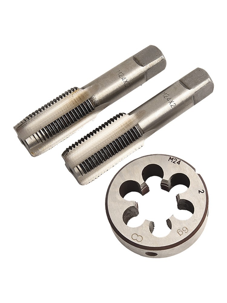 Threading Tools Set HSS for M24 x 2mm Metric Thread Right Hand Taper Tap