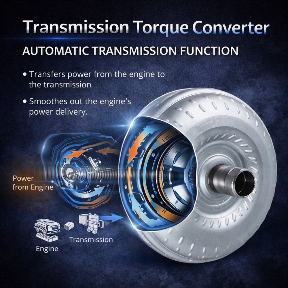 Torque Converter 6F35 4 Bolt for Ford Lincoln 2.0L Automatic