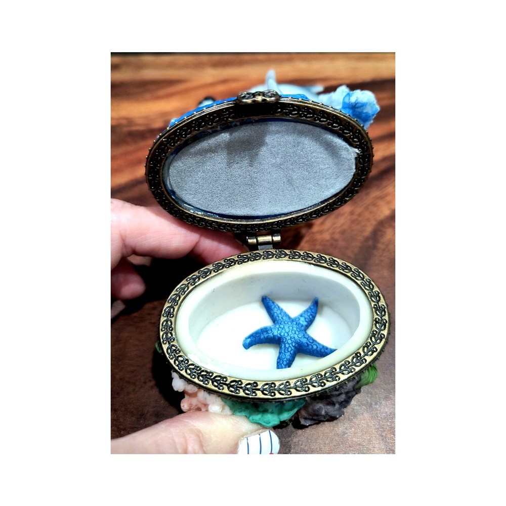 416. Dolphin Light House Trinket Box