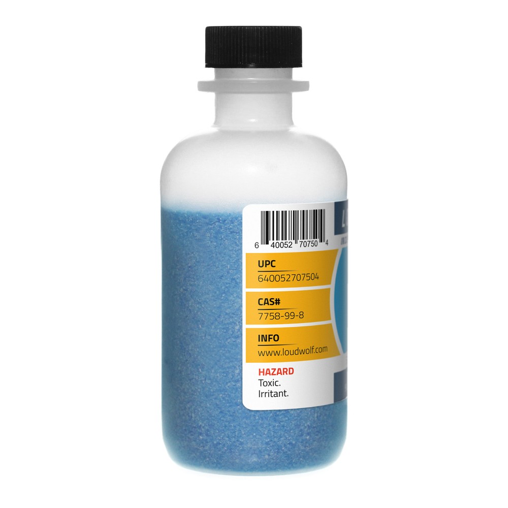 Copper Sulfate, 5oz, General Purpose Grade, Sturdy Bottle SHIPS SAME DAY