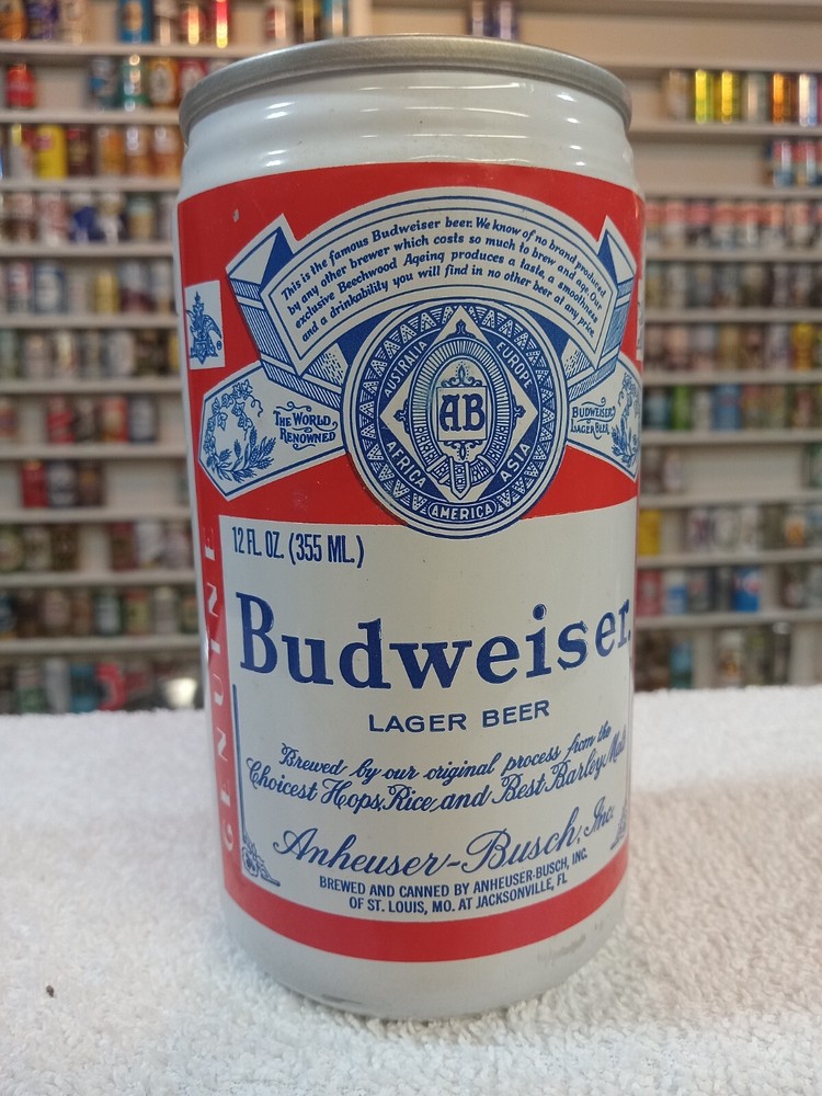 🇺🇸 MISPRINT BUDWEISER - Beer Can 12 oz.