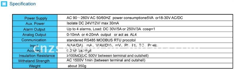 DS8-R4B/BDS8-IR4B RS485 Universal Temperature Controller Sensor Indicator