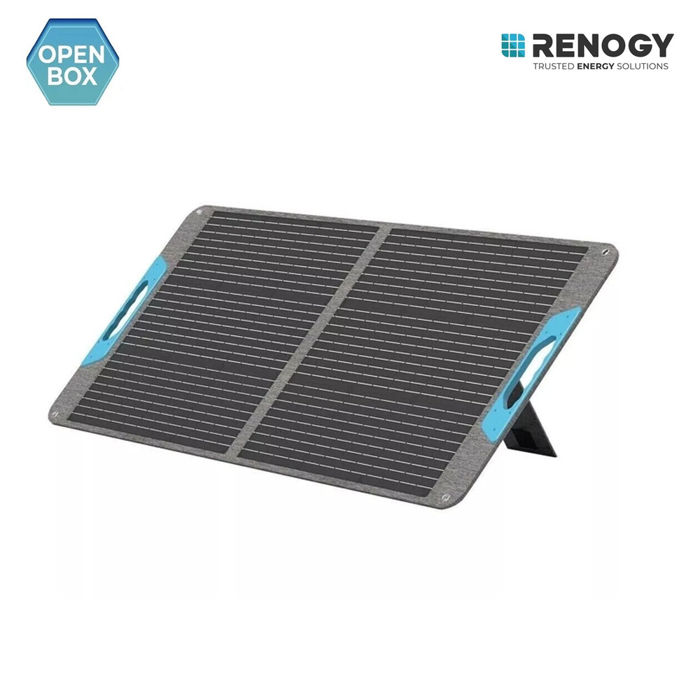 Renogy E.Flex-CORE 100W Portable Solar Panel, IP65 Solar Charger Open Box
